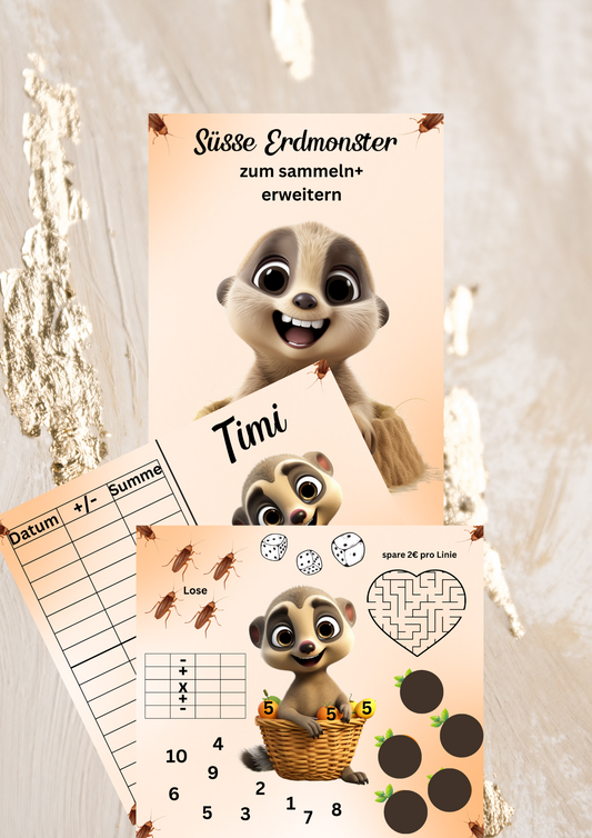 Süsse Erdmänchen Set